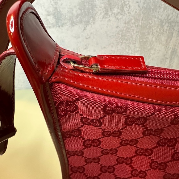 Red shoulder bag - Picture 4 of 10
